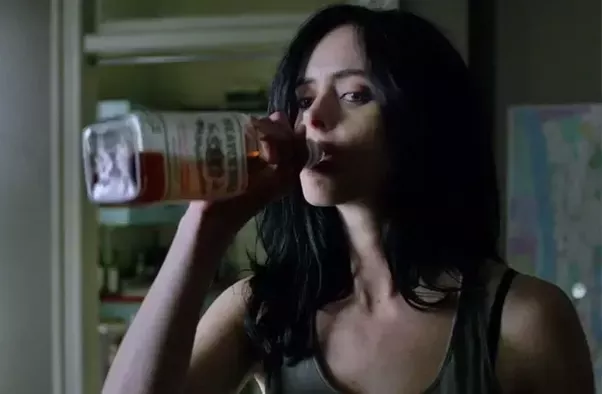 Is Jessica Jones an alcoholic?