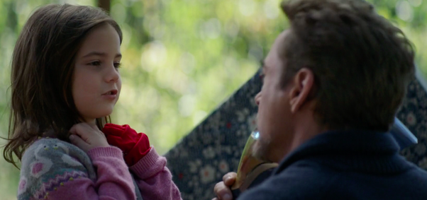 Is Morgan Tony Stark's real daughter?