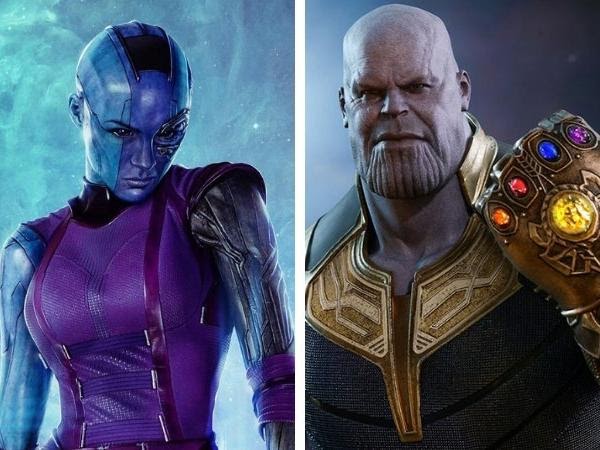 Is Nebula Thanos actual daughter?