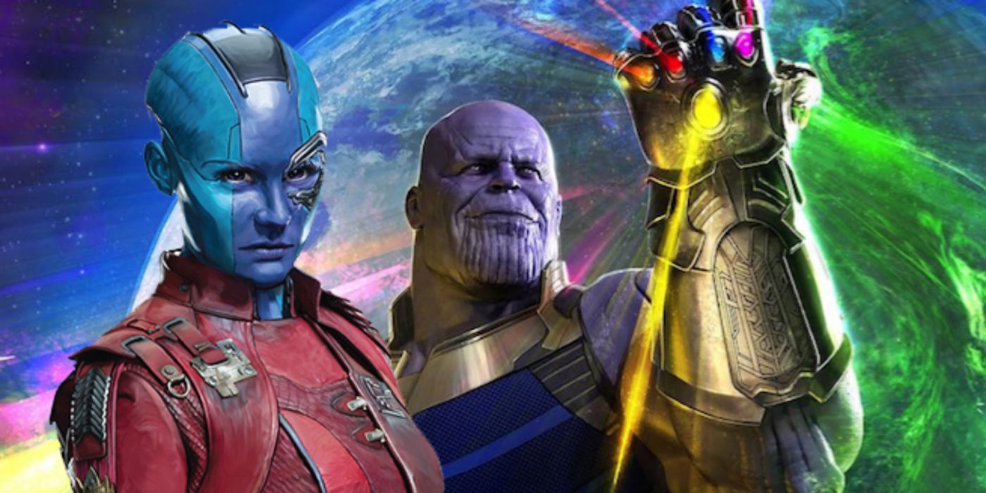 Is Nebula Thanos granddaughter?