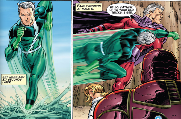 Is Quicksilver Magneto's son?