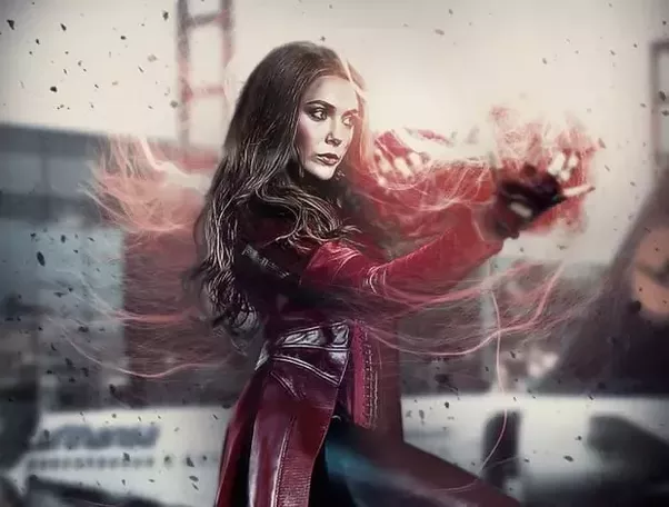 Is Scarlet Witch magnetos daughter?