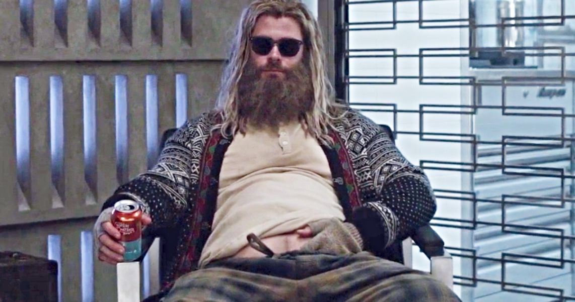 Is Thor still fat at the end of Endgame?