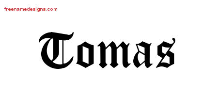 Is Tomas an English name?