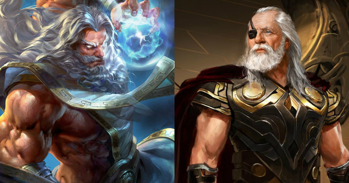 Is Zeus and Odin related?