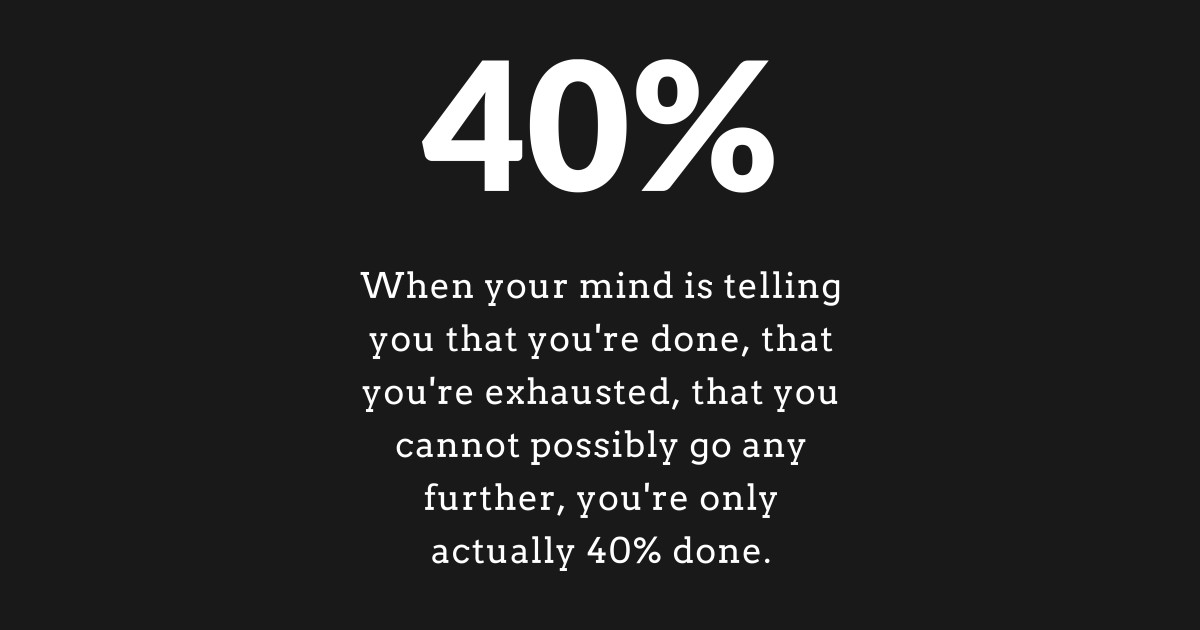 Is the 40 rule true?