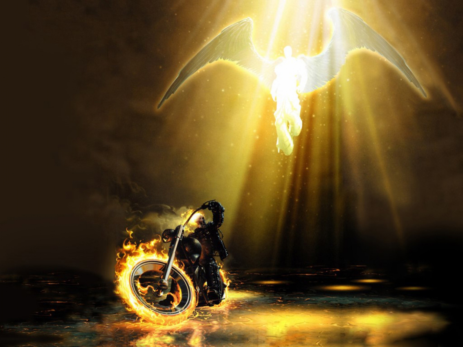 Is the Ghost Rider an angel?