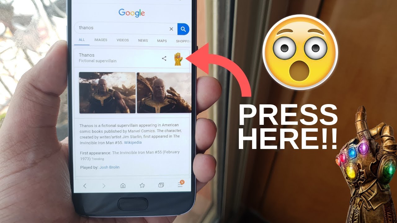 Is the Thanos Google trick gone?