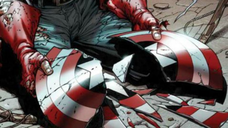 Was Captain America's shield destroyed?