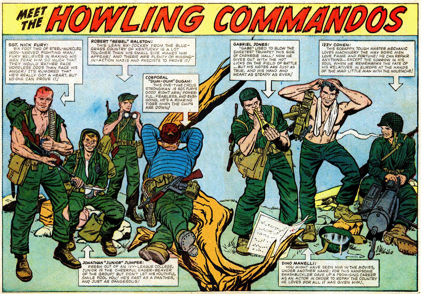 Was Nick Fury a Howling Commando?