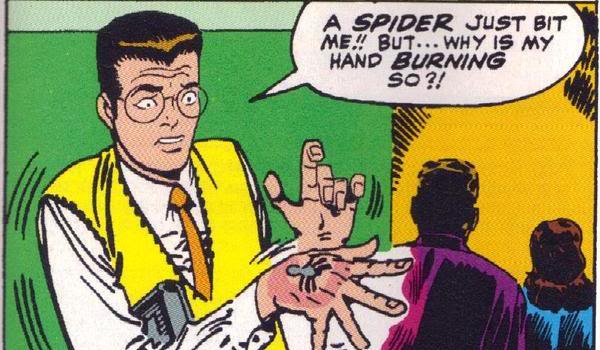 Was Peter Parker bitten by a Spider in homecoming?