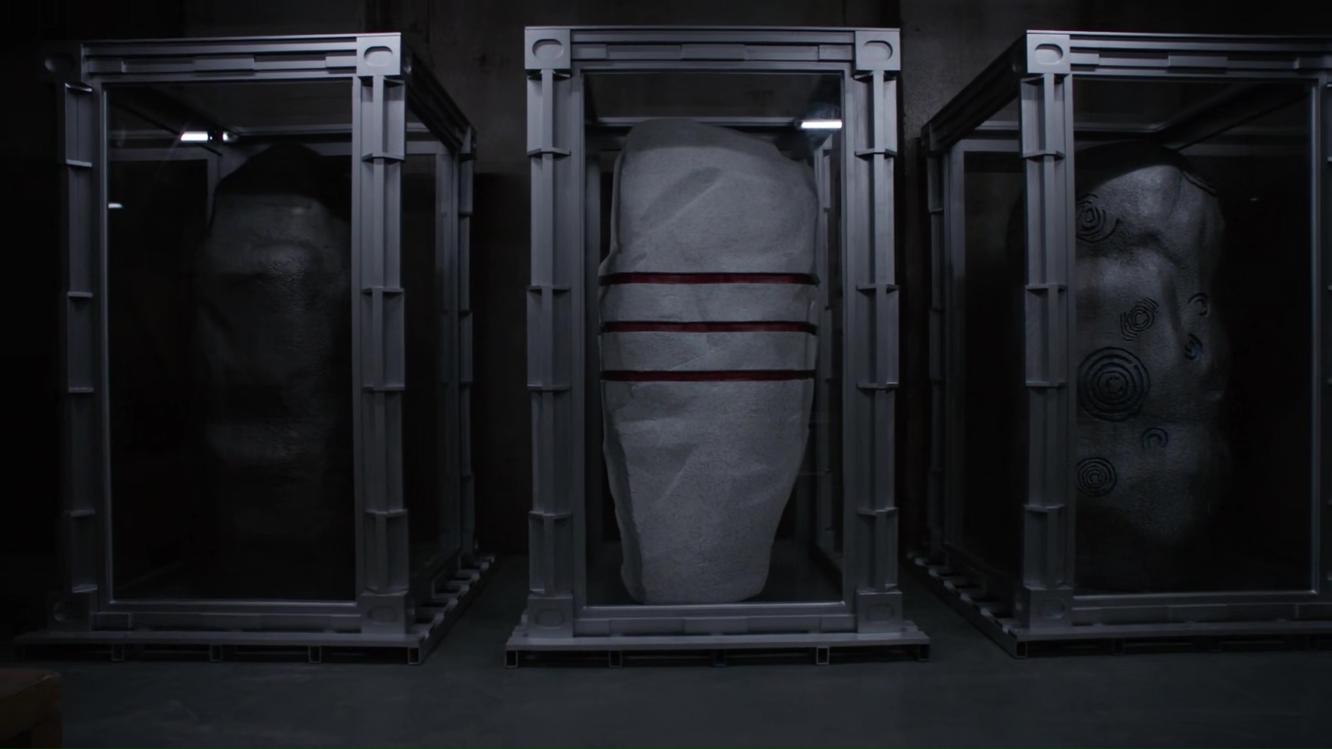 What are the 3 monoliths in Shield?