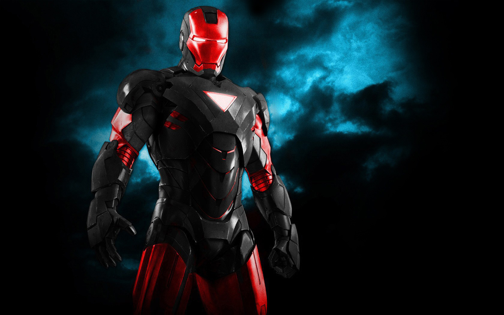 What color red is Iron Man?
