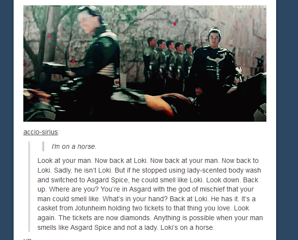 What did Loki do to the horse?