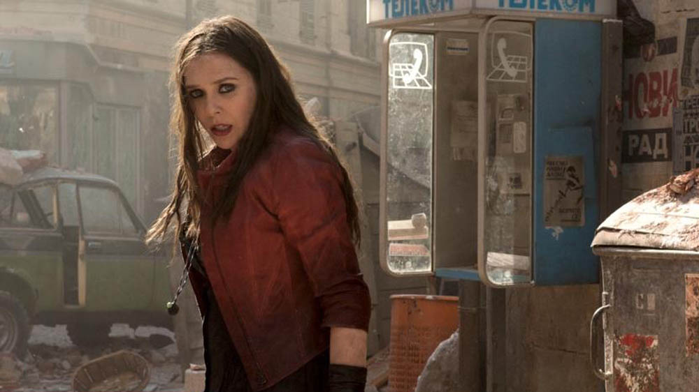 What did Scarlet Witch do to the Avengers in Age of Ultron?