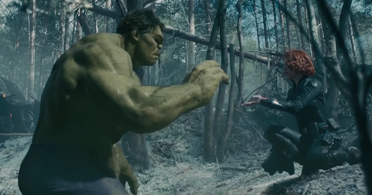 What does Black Widow say to the Hulk?