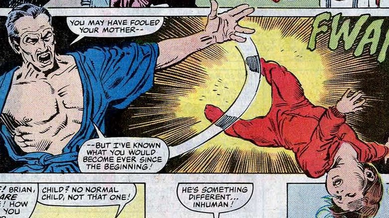 What does Bruce Banner father turn into?