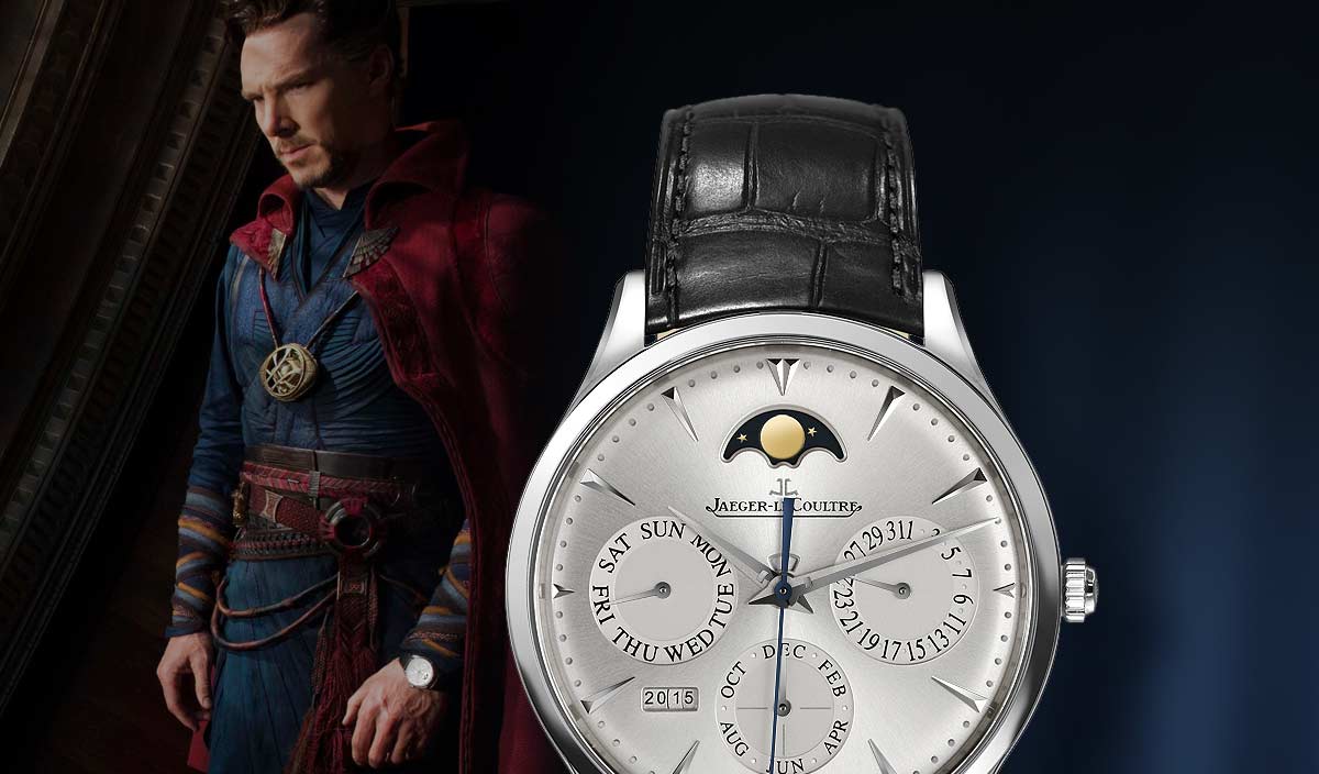 What does Doctor Strange watch say?