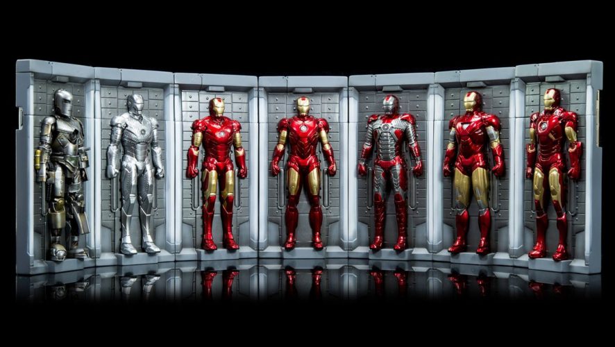 What does Iron Man suit say?