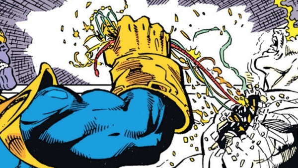 What does Thanos say when he kills vision?