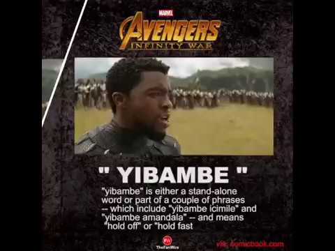What does the Wakanda chant mean?