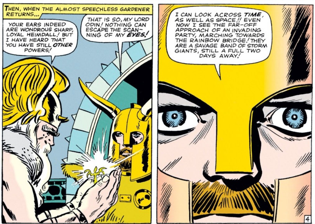 What gave Heimdall his sight?