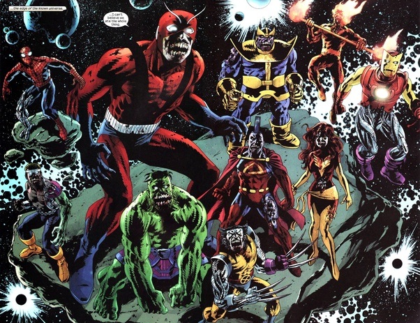 What happened to Thanos in Marvel zombies?