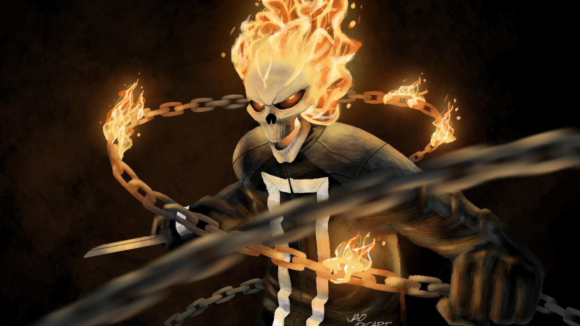 What is Ghost Riders chain called?