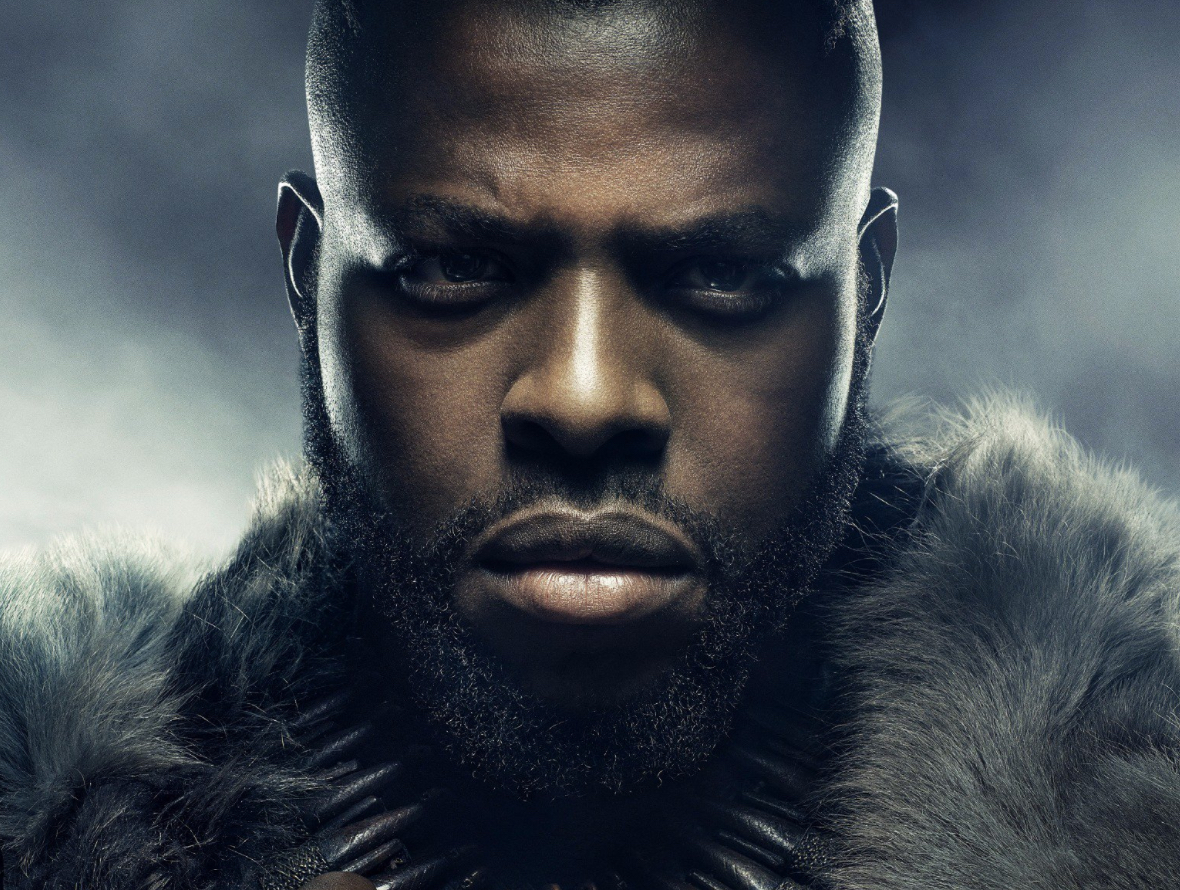 What is M Baku saying in his chant?