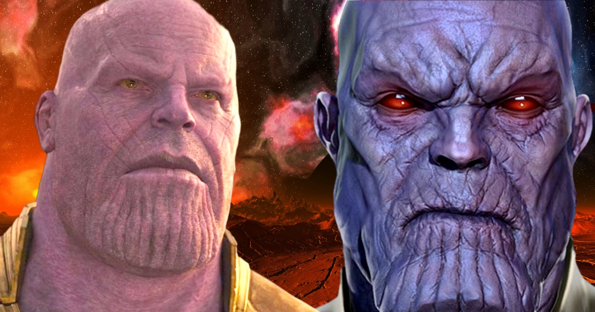 What is Thanos eye color?