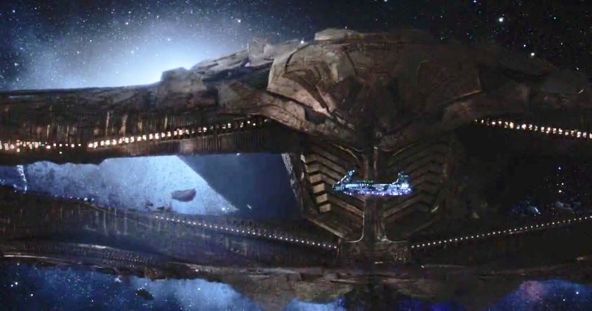 What is Thanos spaceship called?