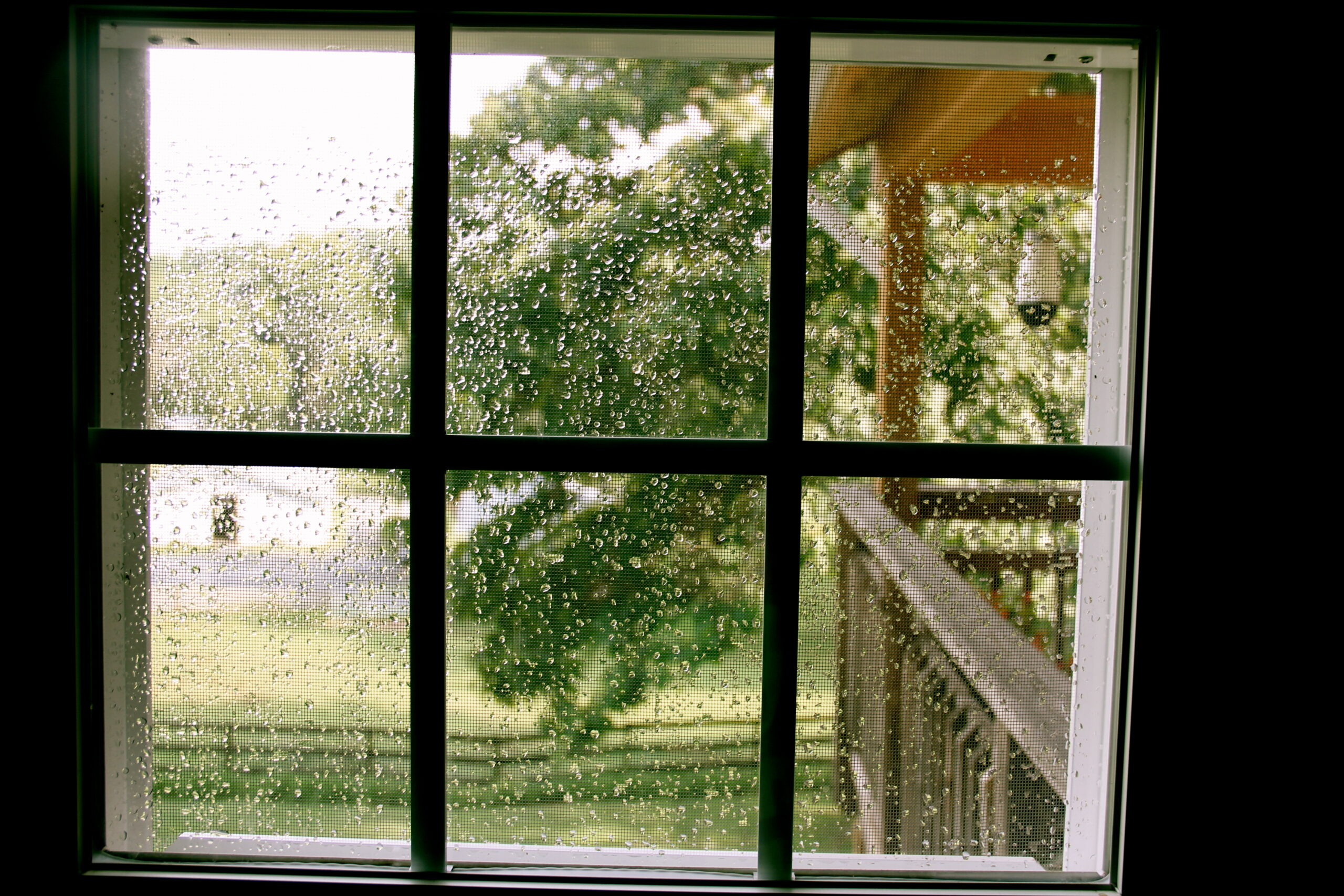 What is outside the windows in Endgame?