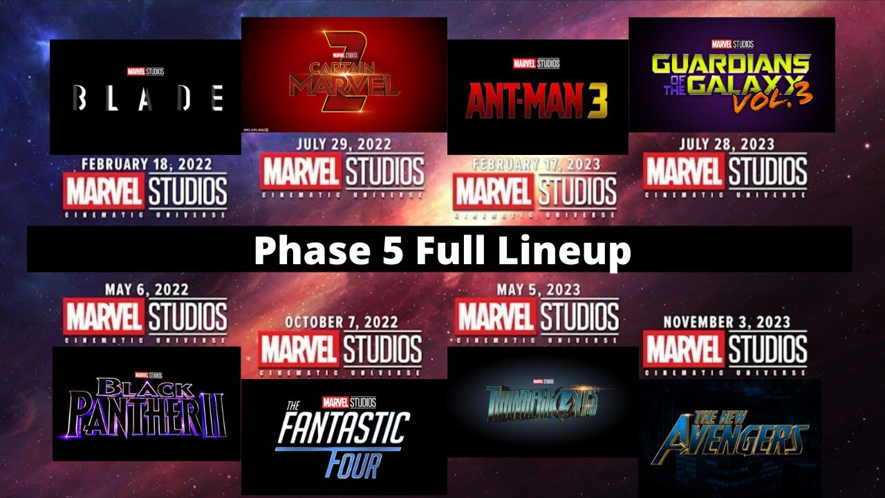 What is the Marvel Phase 4 lineup?