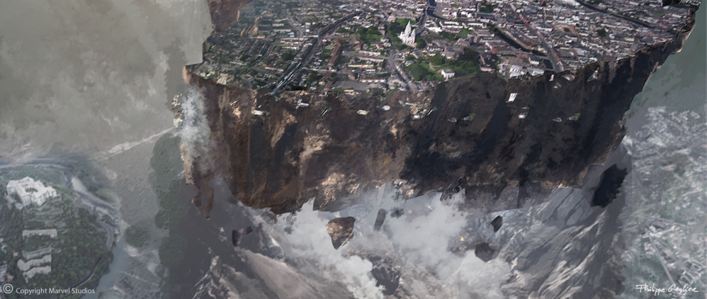 What is the floating city in Age of Ultron?