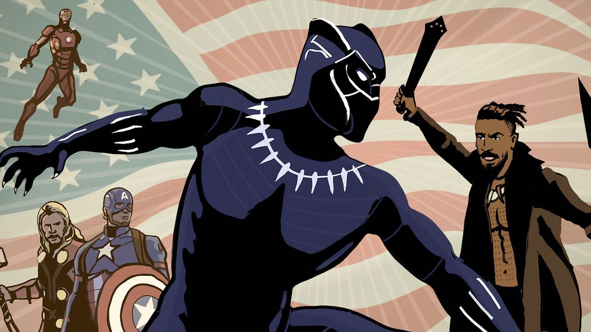 What is the setting of the story Black Panther?