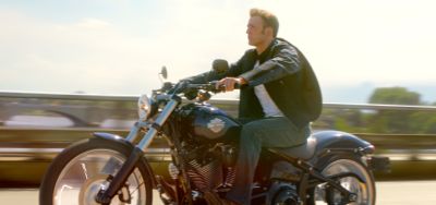What kind of Harley does Captain America ride?