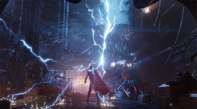 What powerful weapon did Thor retrieve in Nidavellir?