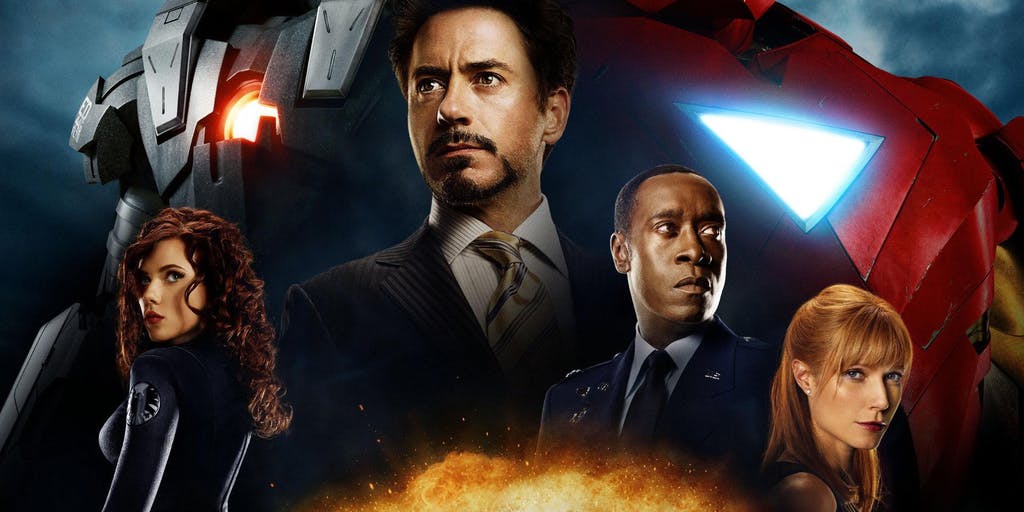 What song plays at the end of Iron Man 2?