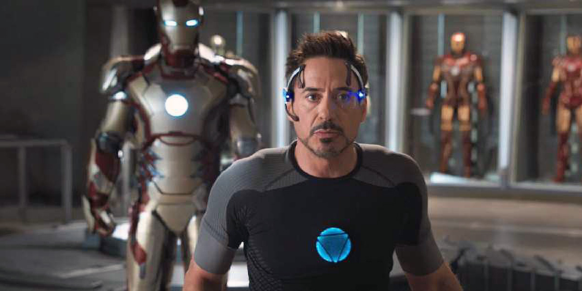 What suit is Tony Wearing in Avengers?
