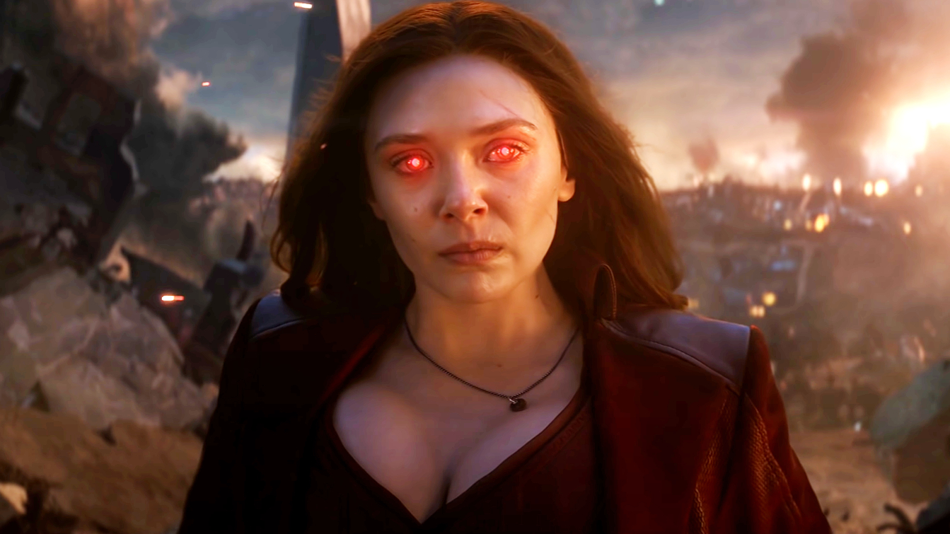 What was Elizabeth Olsen's first Marvel movie?