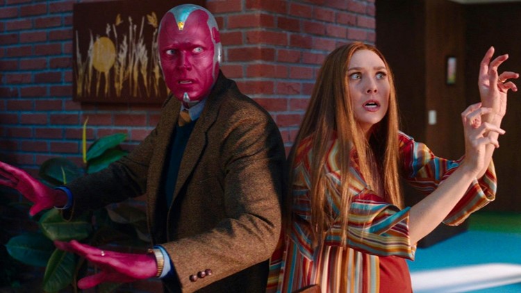What was Wanda doing in the post credit scene?