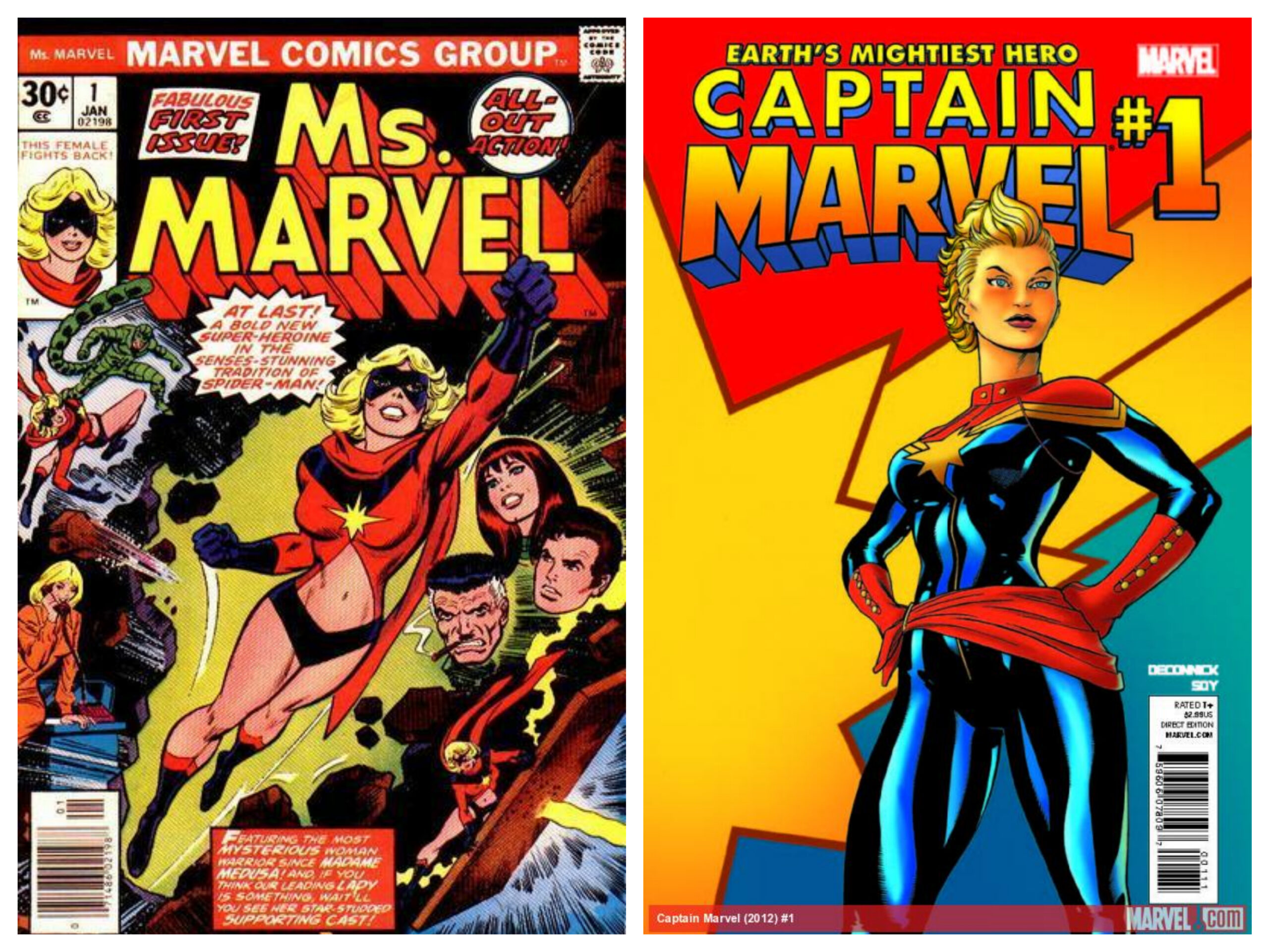 When did Captain Marvel become a woman?