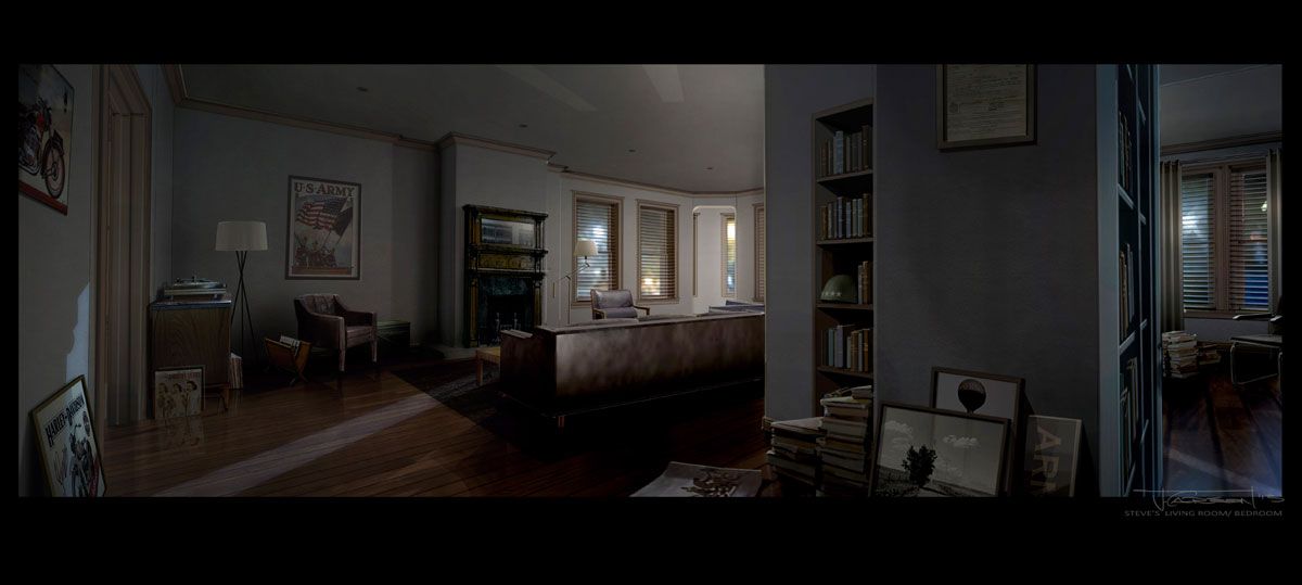 Where is Steve Rogers apartment?