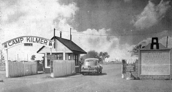 Where was Camp Kilmer in New Jersey?
