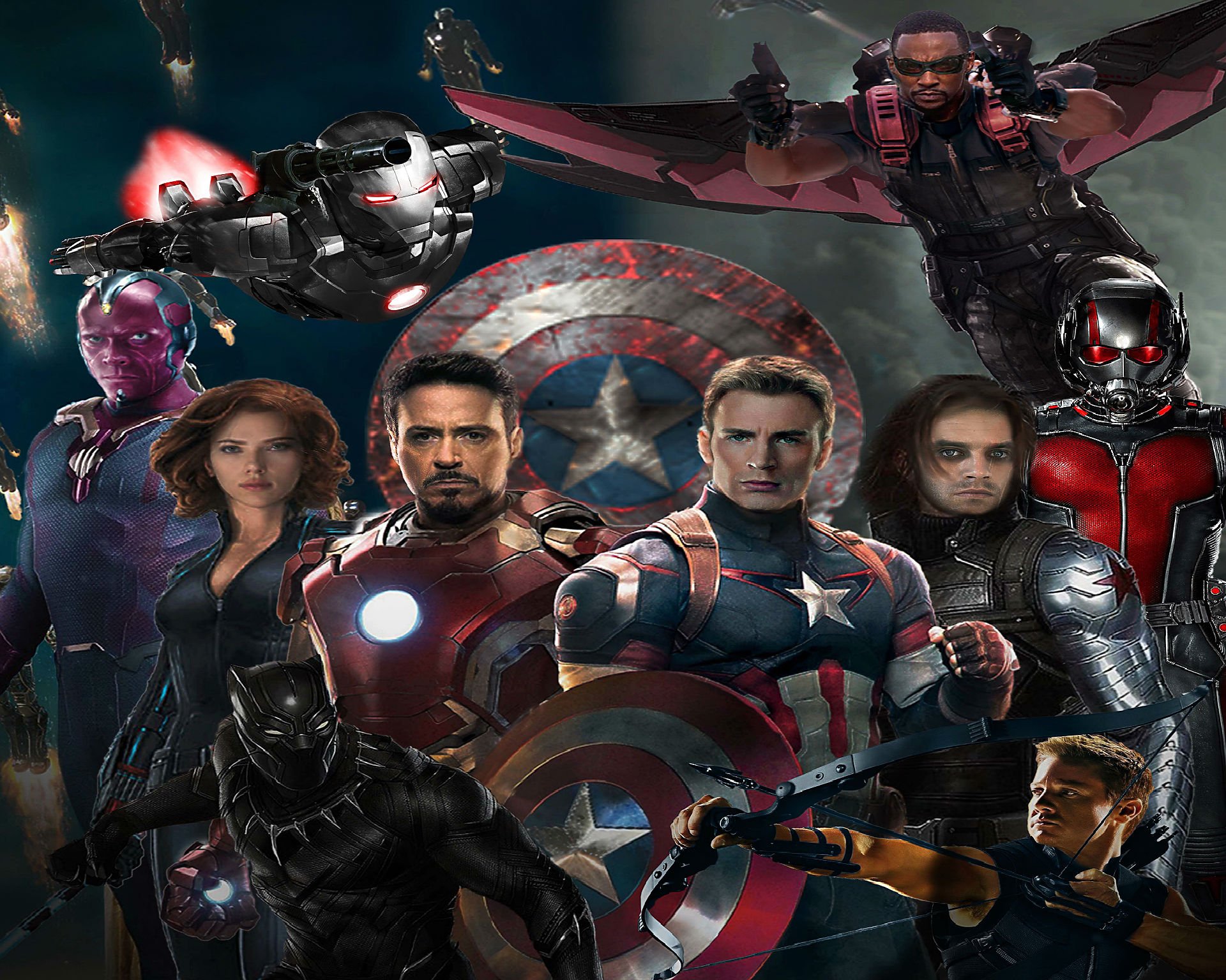 Which Avengers are in Civil War?