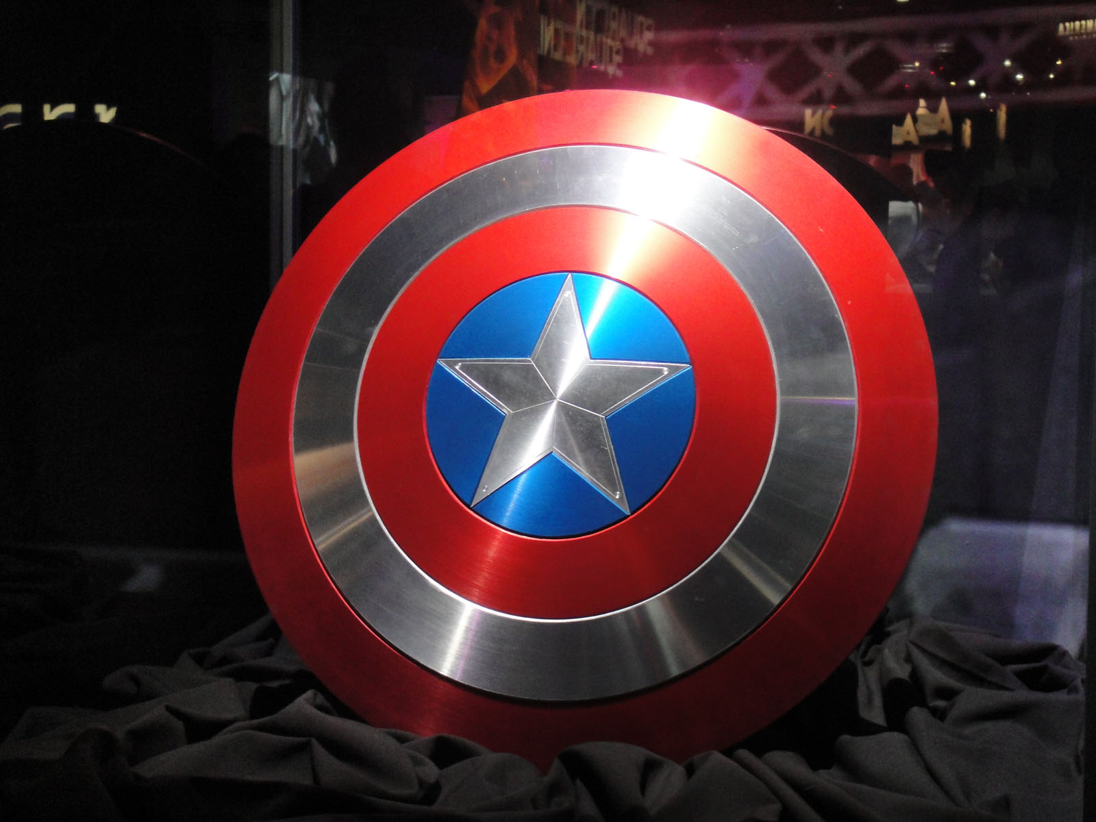 Who created the vibranium shield?