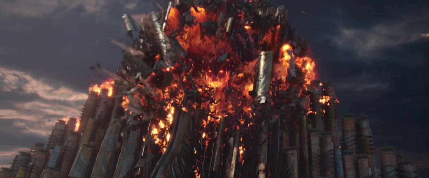 Who destroyed Asgard in Thor Ragnarok?