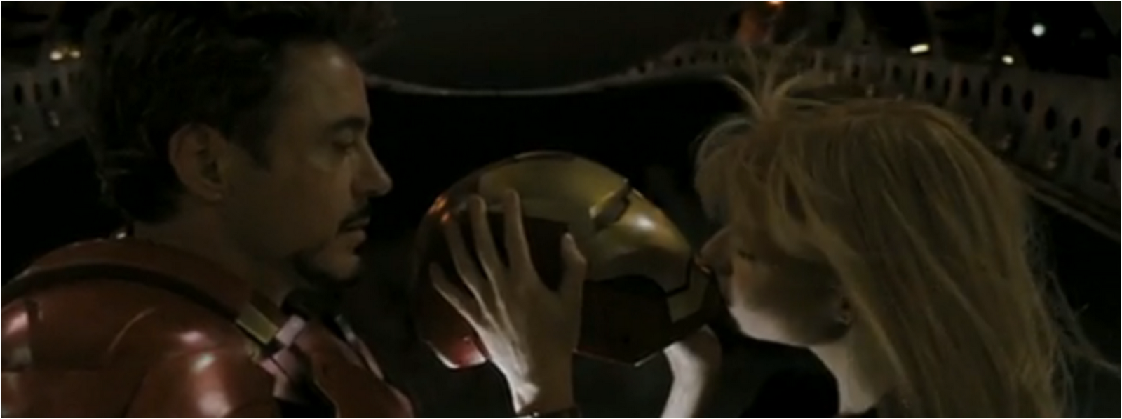 Who did Ironman kiss?