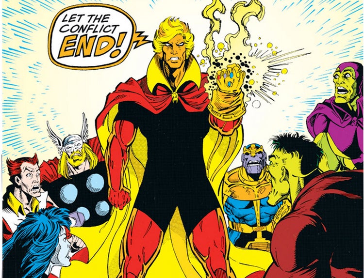 Who does Adam Warlock become?