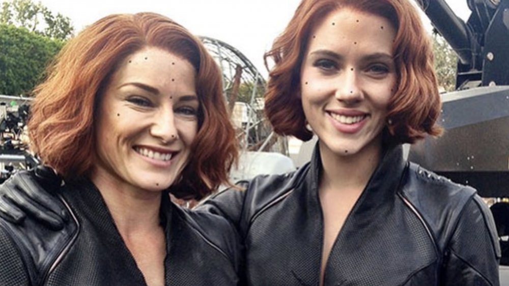 Who is Scarlet Witch's stunt double?